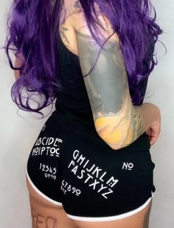 Too Fast Ouija Board Short Shorts -Fashion Apparel Stylized Big C Edit 1 49335.1650482141