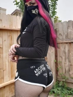 Too Fast Ouija Board Short Shorts -Fashion Apparel Stylized Big C Edit 2 68605.1649863898