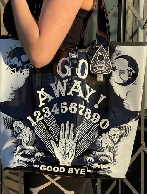 Kreepsville 666 Hand Sanitizer Holder: Go Away Planchette 4 Kreepsville 666 Hand Sanitizer Holder: Go Away Planchette - Image 2