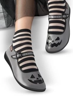 Hot Chocolate Design Chocolaticas: Halloween Flats - Grey -Fashion Apparel Stylized unresized 90525.1631274986
