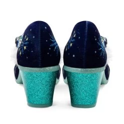 Hot Chocolate Design Double Topping Mid Heel Shoes: Winter Wonderland - EU 36 -Fashion Apparel Winter Wonderland Womens Mid Heels Back 88678.1639626479