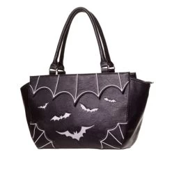 Banned Bats Handbag: White