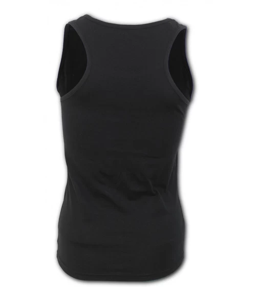 Spiral Black Cat Razorback Tank Top - Small 4 Spiral Black Cat Razorback Tank Top - Small - Image 2