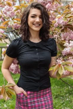 Coven United Bat Collar Blouse - XS And Small -Fashion Apparel covensophie6 1024x10242x 91966.1623042584