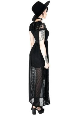 Restyle Grace Dress: Black- Small And 3XL -Fashion Apparel eng pl BLACK GRACE DRESS Long Lace gown Romantic Dress 1899 12 21826.1558936276