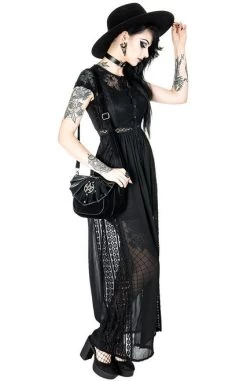 Restyle Grace Dress: Black- Small And 3XL -Fashion Apparel eng pl BLACK GRACE DRESS Long Lace gown Romantic Dress 1899 13 01931.1558936199