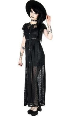 Restyle Grace Dress: Black- Small And 3XL -Fashion Apparel eng pl BLACK GRACE DRESS Long Lace gown Romantic Dress 1899 9 13123.1558936199