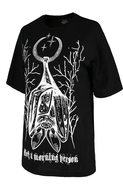 Restyle Oversized T-Shirt: Not A Morning Person 6 Restyle Oversized T-Shirt: Not A Morning Person - Image 4