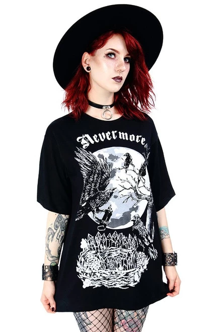Restyle Oversized T-Shirt: Nevermore 7 Restyle Oversized T-Shirt: Nevermore - Image 5