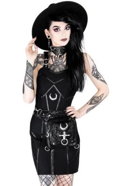 Restyle Bandage Moon Top -Fashion Apparel eng pl Black gothic BANDAGE MOON TOP 2039 6 33623.1578386996