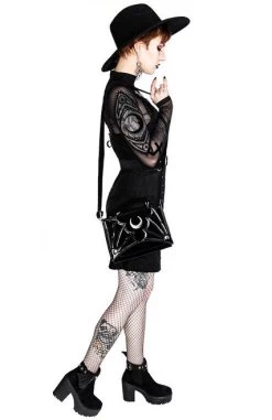 Restyle Corduroy Crescent Moon Dress -Fashion Apparel eng pl Black gothic mesh moon suspender CORDUROY CRESCENT DRESS 2055 10 73106.1580983495