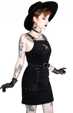 Restyle Corduroy Crescent Moon Dress -Fashion Apparel eng pl Black gothic mesh moon suspender CORDUROY CRESCENT DRESS 2055 4 52775.1580983511