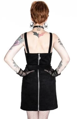Restyle Corduroy Crescent Moon Dress -Fashion Apparel eng pl Black gothic mesh moon suspender CORDUROY CRESCENT DRESS 2055 5 95674.1580983506