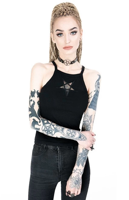 Restyle Mesh Top: Pentagram Star - Small To 4XL - Image 7