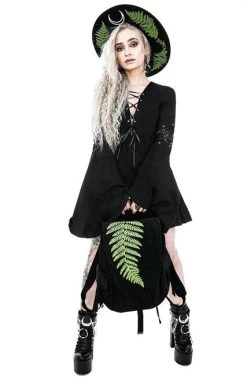 Restyle Eden Dress: Black - Small -Fashion Apparel eng pl Eden Black Cotton Floaty Dress 2208 8 68265.1639990488