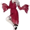 Restyle Gothic Eyelash Lace Dress: Burgundy - Small 2 Restyle Gothic Eyelash Lace Dress: Burgundy - Small -Fashion Apparel eng pl Gothic Eyelash Lace Dress Burgundy 2135 6 09591.1605021158
