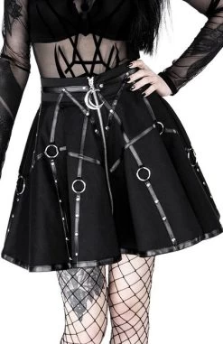 Restyle Moon Mistress Skirt 26 Restyle Moon Mistress Skirt -Fashion Apparel eng pl Gothic black harness circle MOON MISTRESS SKIRT 2052 13 59464.1638975791