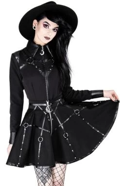 Restyle Moon Mistress Skirt 39 Restyle Moon Mistress Skirt -Fashion Apparel eng pl Gothic black harness circle MOON MISTRESS SKIRT 2052 2 23814.1579156030