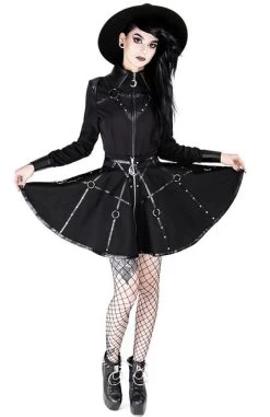 Restyle Moon Mistress Skirt 33 Restyle Moon Mistress Skirt -Fashion Apparel eng pl Gothic black harness circle MOON MISTRESS SKIRT 2052 3 47807.1579156102