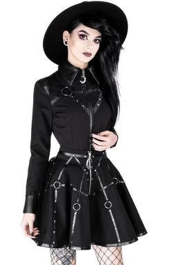Restyle Moon Mistress Skirt 34 Restyle Moon Mistress Skirt -Fashion Apparel eng pl Gothic black harness circle MOON MISTRESS SKIRT 2052 5 95094.1579156103