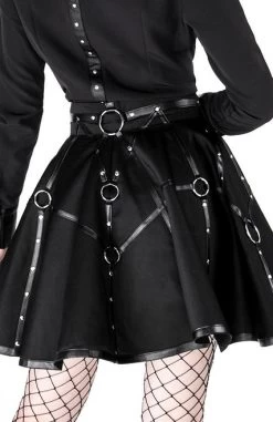 Restyle Moon Mistress Skirt 24 Restyle Moon Mistress Skirt -Fashion Apparel eng pl Gothic black harness circle MOON MISTRESS SKIRT 2052 9 83439.1579156046