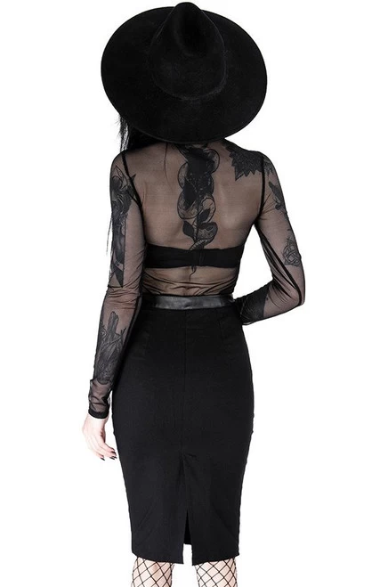 Restyle Bonded To The Moon Pencil Skirt 5 Restyle Bonded To The Moon Pencil Skirt - Image 3