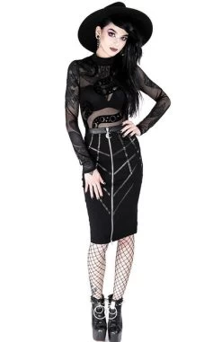 Restyle Bonded To The Moon Pencil Skirt 15 Restyle Bonded To The Moon Pencil Skirt -Fashion Apparel eng pl Gothic black harness pencil skirt BONDED TO THE MOON 2044 9 09180.1659267387