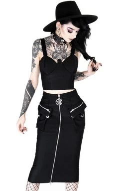 Restyle Utility Midi Skirt