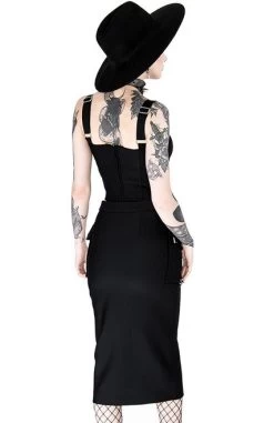 Restyle Utility Midi Skirt -Fashion Apparel eng pl Gothic black woman pencil skirt with pockets UTILITY MIDI SKIRT 2048 12 20435.1578389840