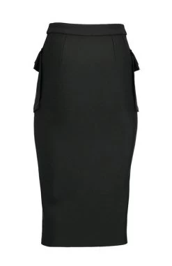 Restyle Utility Midi Skirt -Fashion Apparel eng pl Gothic black woman pencil skirt with pockets UTILITY MIDI SKIRT 2048 5 78167.1584176380