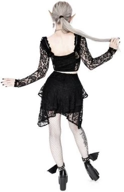 Restyle Layered Lace Gothic Skirt With Pentagram 17 Restyle Layered Lace Gothic Skirt With Pentagram -Fashion Apparel eng pl Layered Lace Gothic Skirt with pentagram 2133 8 00018.1621942422