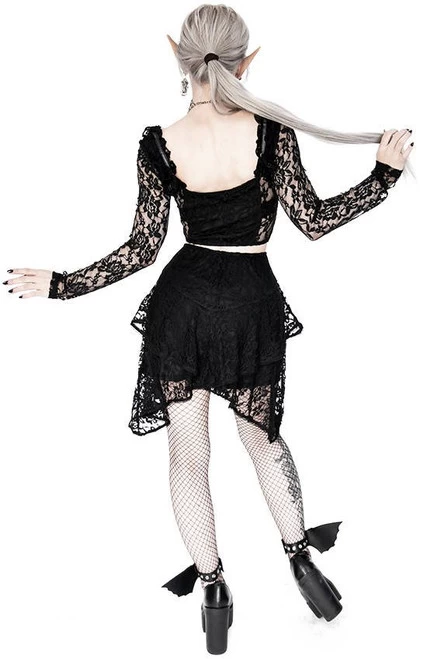 Restyle Layered Lace Gothic Skirt With Pentagram 10 Restyle Layered Lace Gothic Skirt With Pentagram - Image 8