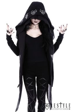 Restyle Demon Hoodie -Fashion Apparel eng pl Long Gothic jacket with oversized hood DEMON HOODIE 1748 10 58633.1582010215