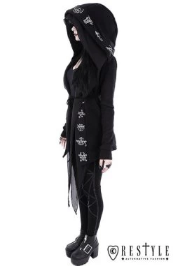Restyle Demon Hoodie -Fashion Apparel eng pl Long Gothic jacket with oversized hood DEMON HOODIE 1748 3 48202.1582010247