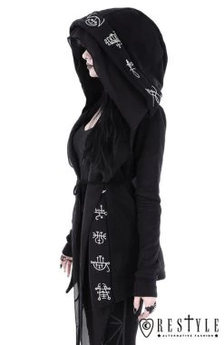 Restyle Demon Hoodie -Fashion Apparel eng pl Long Gothic jacket with oversized hood DEMON HOODIE 1748 4 41181.1582010215