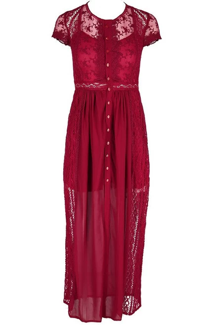 Restyle Grace Dress: Red 8 Restyle Grace Dress: Red - Image 6