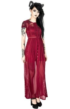Restyle Grace Dress: Red 27 Restyle Grace Dress: Red -Fashion Apparel eng pl RED GRACE DRESS Long Lace gown Romantic Dress 1887 4 38761.1563177388