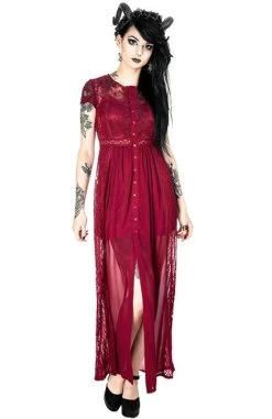 Restyle Grace Dress: Red 29 Restyle Grace Dress: Red -Fashion Apparel eng pl RED GRACE DRESS Long Lace gown Romantic Dress 1887 5 40032.1563177365