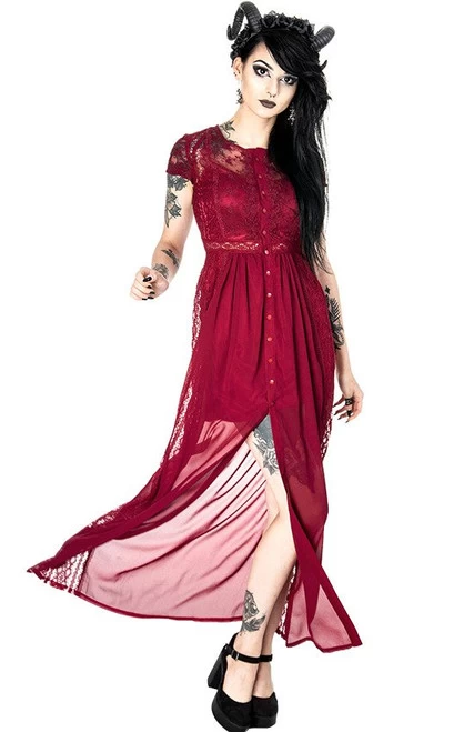 Restyle Grace Dress: Red 12 Restyle Grace Dress: Red - Image 10