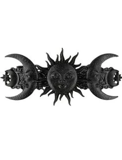Restyle Sun And Moon Hair Clip: Black