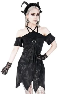 Restyle Strappy Elvish Tunic Dress -Fashion Apparel eng pl Strappy Pentagram Acid Wash Tunic Elvish Dress 2143 4 64268.1605267915