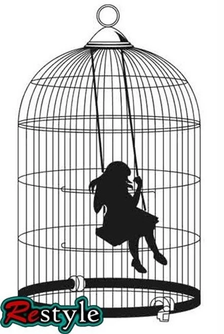 Restyle Girl In A Cage T-Shirt 4 Restyle Girl In A Cage T-Shirt - Image 2