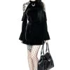 Restyle Velvet Moon Dress -Fashion Apparel eng pl VELVET MOON DRESS Black gothic mini dress with crescent 1895 12 71489.1598434293