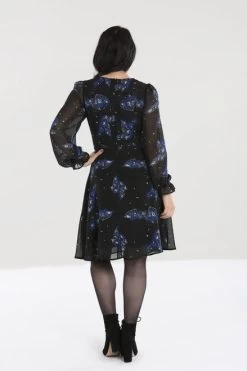 Hell Bunny Twilight Dress - Medium And Large -Fashion Apparel hlb40128 twilight mid dress blk 03 ofwfd2yqvom0crw4 07047.1634118847