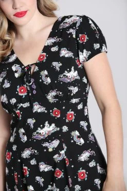 Hell Bunny Star Catcher Mini Dress - XS, 4XL And 5XL 14 Hell Bunny Star Catcher Mini Dress - XS, 4XL And 5XL -Fashion Apparel hlb40164 star catcher mini dress blk 02 95838.1612848267