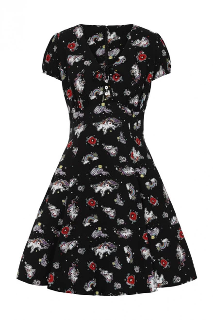 Hell Bunny Star Catcher Mini Dress - XS, 4XL And 5XL 8 Hell Bunny Star Catcher Mini Dress - XS, 4XL And 5XL - Image 6