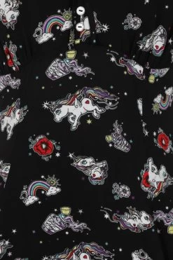 Hell Bunny Star Catcher Mini Dress - XS, 4XL And 5XL 16 Hell Bunny Star Catcher Mini Dress - XS, 4XL And 5XL -Fashion Apparel hlb40164 star catcher mini dress blk 12 54612.1611736117