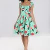 Hell Bunny Moana Mid Dress - Small And Large -Fashion Apparel hlb40180 moana mid dress mint 01 53610.1612781728