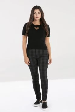 Hell Bunny Storm Stretch Pants - Small And 4XL 19 Hell Bunny Storm Stretch Pants - Small And 4XL -Fashion Apparel hlb50093 storm skinny trousers grey 03 36315.1658083510