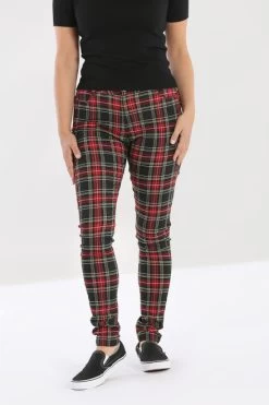 Hell Bunny Clash Stretch Pants - 2XL To 4XL